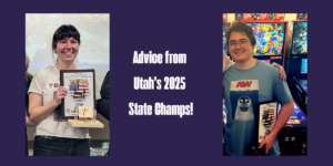 Pictures of the 2025 Utah State Champs Paige Peck and Marc Jackson
